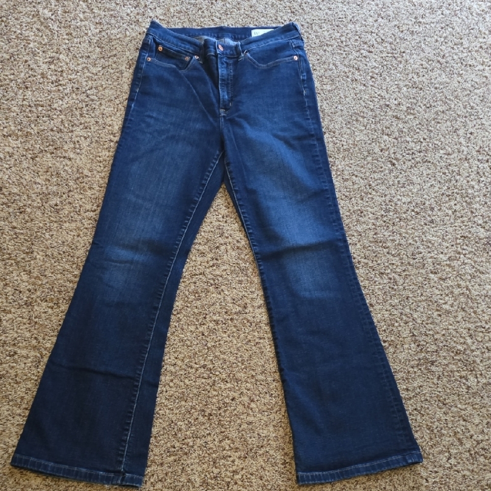 GAP Dark Blue Wide Leg Jeans